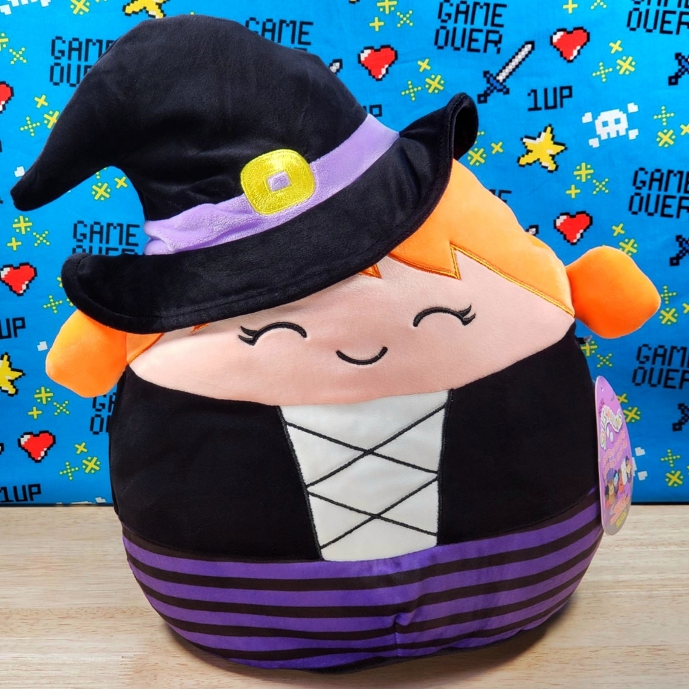 Squishmallow Whitney the Witch 12" UltraSoft Stuffed Halloween Holiday Toy Plush
